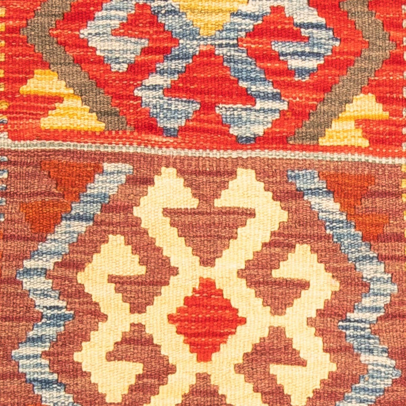 Dywan Kelim - Splash - 125 x 86 cm - brązowy