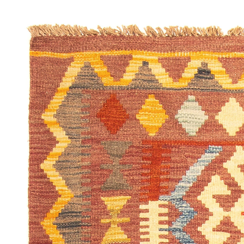 Dywan Kelim - Splash - 125 x 86 cm - brązowy