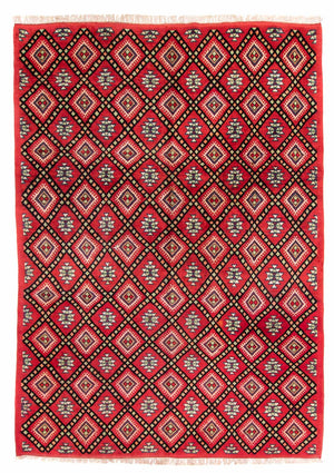 Dywan berberyjski - 281 x 198 cm - czerwony