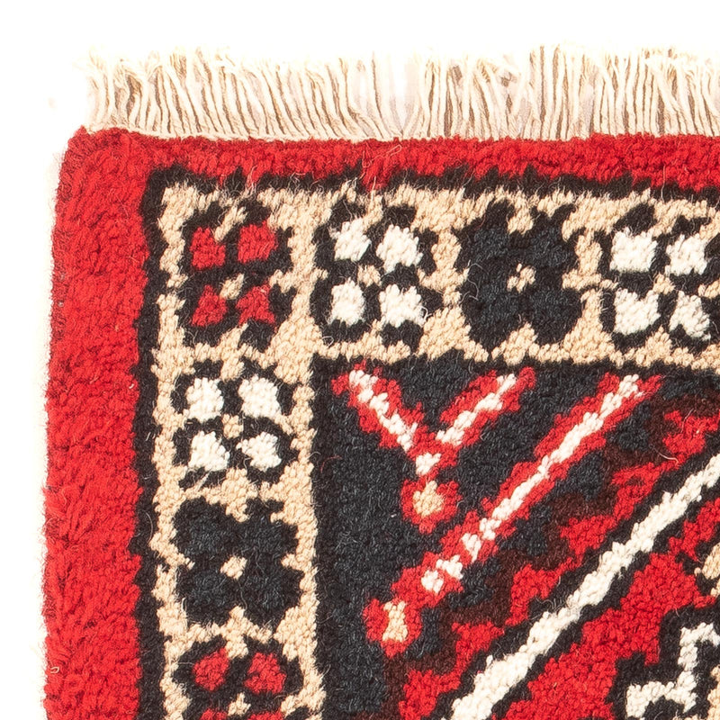 Dywan orientalny - 60 x 40 cm - ciemna czerwień