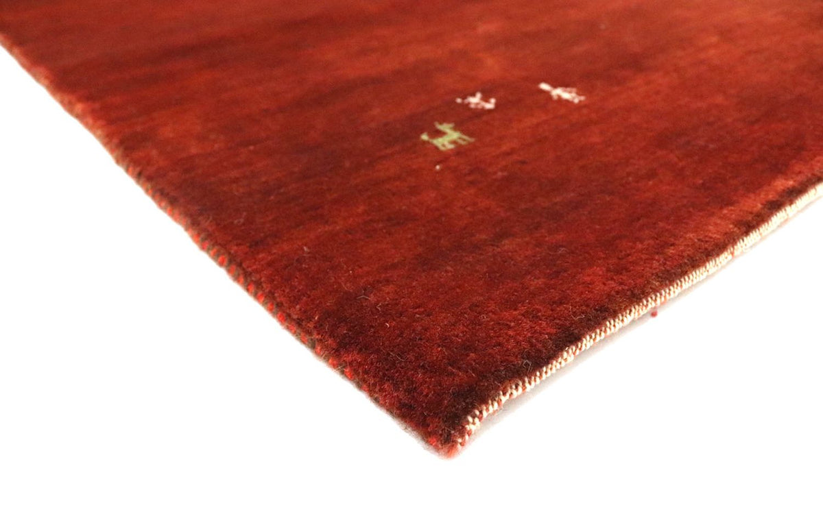 Biegacz Dywan Gabbeh - Loribaft Perski - 280 x 81 cm - brązowy