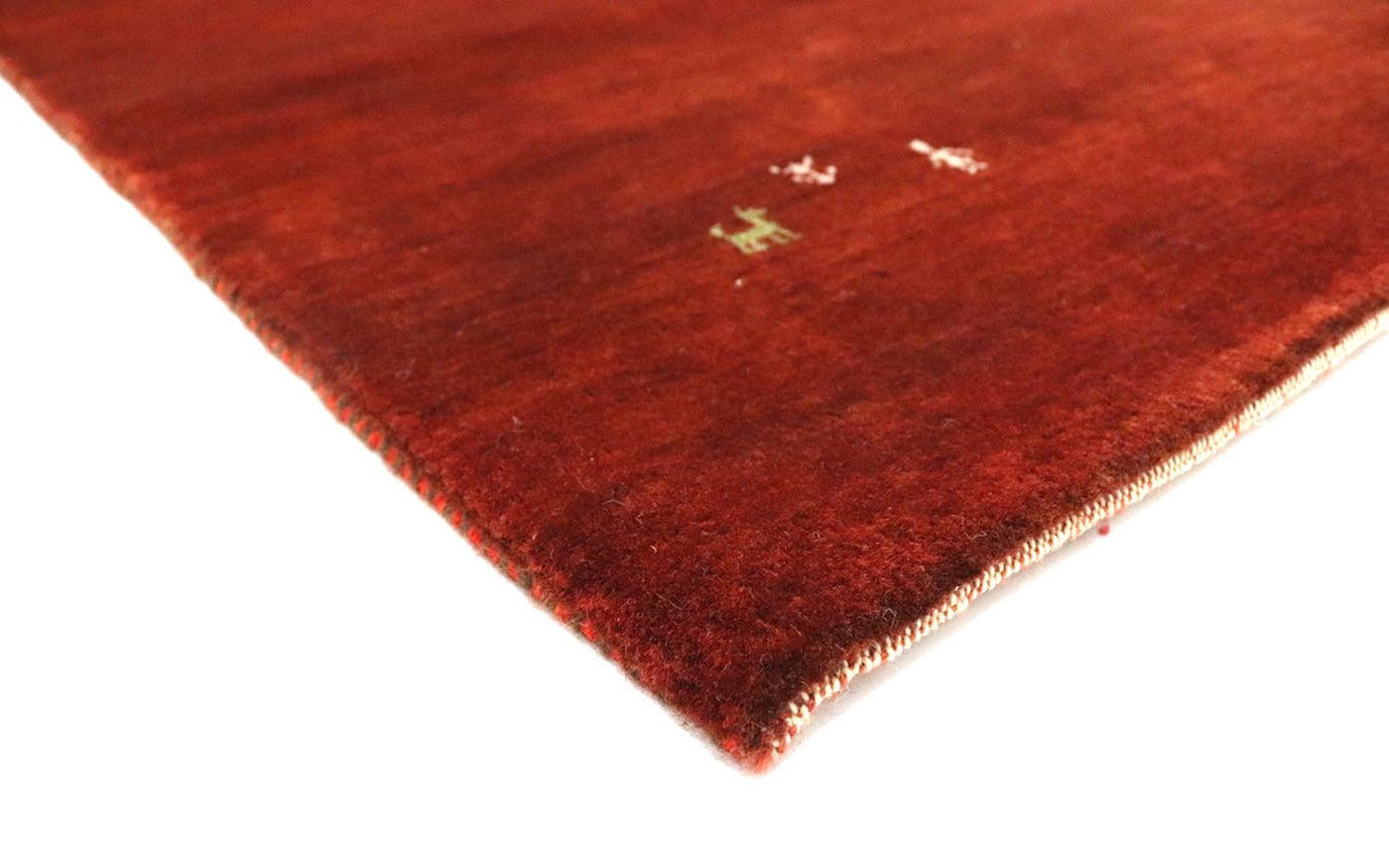 Biegacz Dywan Gabbeh - Loribaft Perski - 280 x 81 cm - brązowy