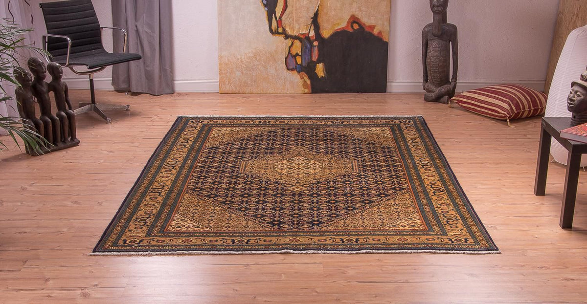 Perski dywan - Nomadyczny - 256 x 195 cm - niebieski