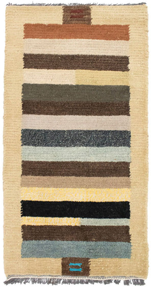 Dywan z Nepalu - 140 x 70 cm - wielokolorowy