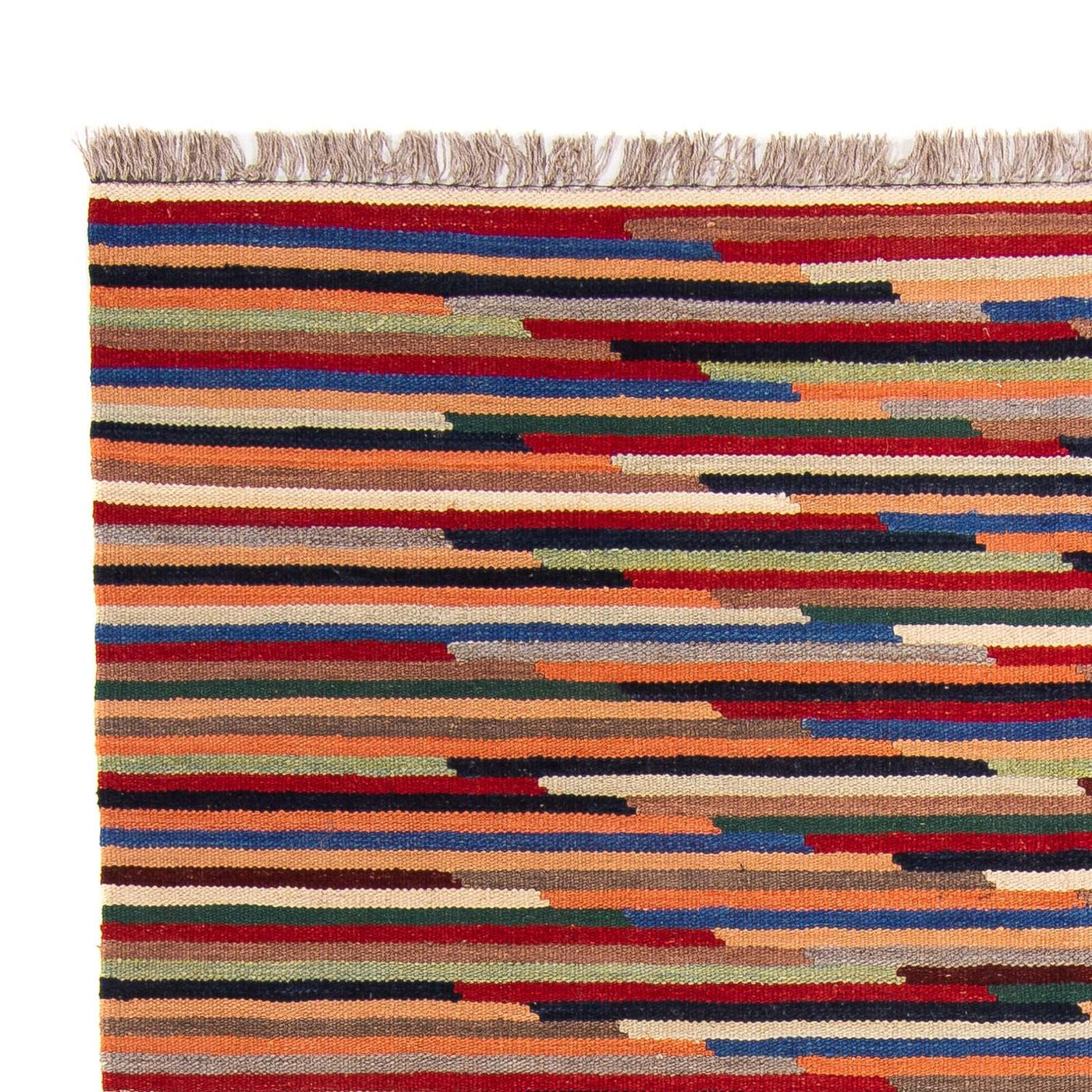 Nowoczesny kilim Dywan 206x148cm - Dywan wełniany