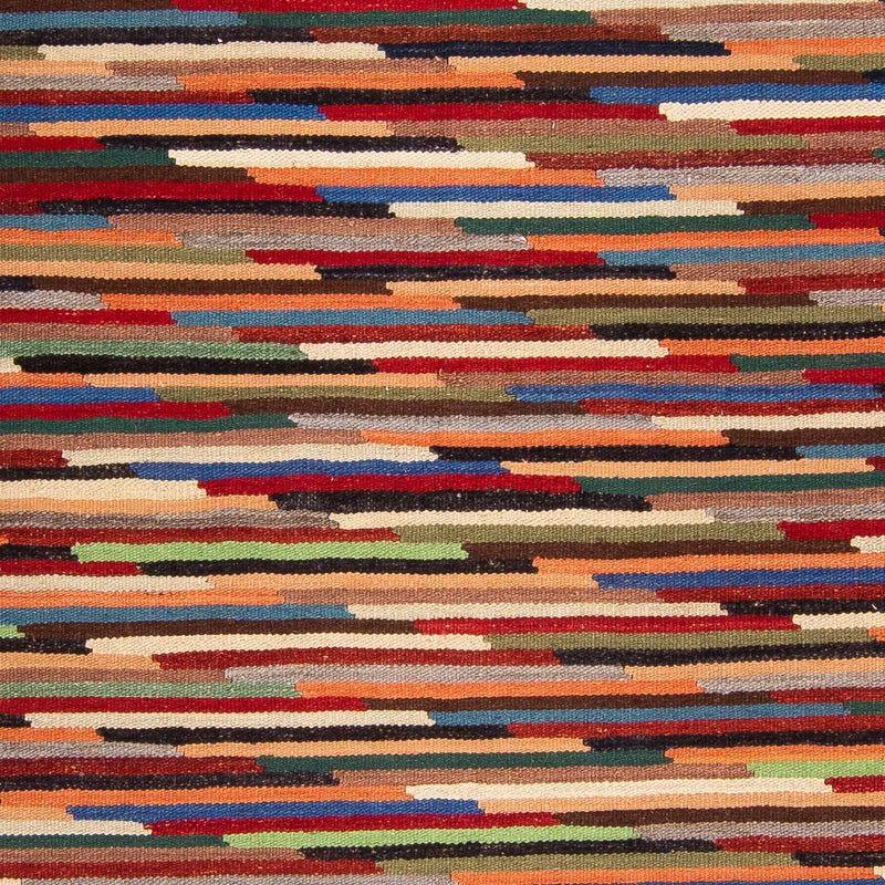 Dywan Kelim - modny - 202 x 147 cm - wielokolorowy