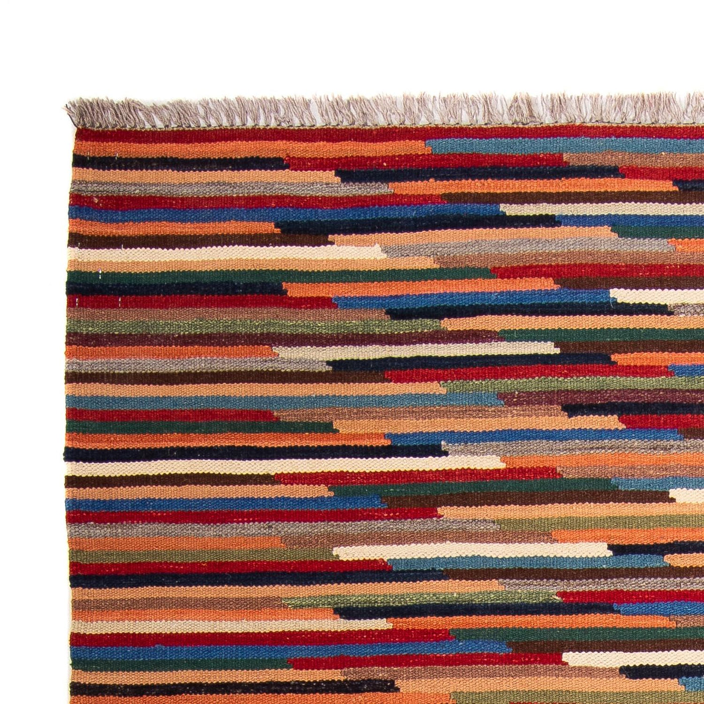 Nowoczesny kilim Dywan 202x147cm - Dywan wełniany