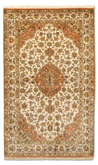 Jedwabny dywan - Kashmir Silk - 160 x 95 cm - beżowy