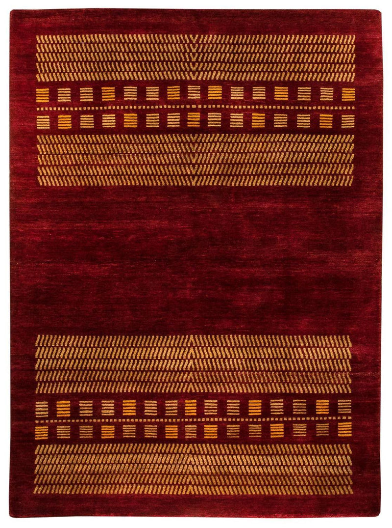 Dywan Gabbeh - Loribaft Perski - 240 x 175 cm - czerwony