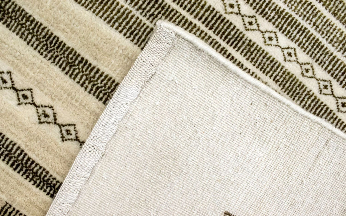 Dywan Gabbeh - Loribaft Perski - 199 x 142 cm - beżowy