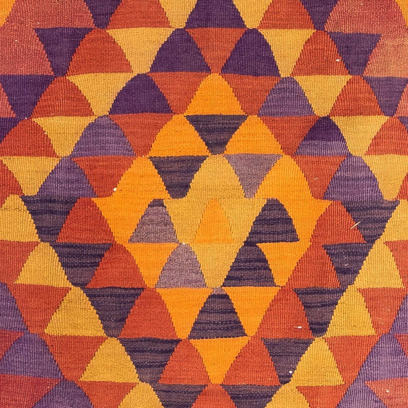 Biegacz Dywan Kelim - Stary - 310 x 150 cm - wielokolorowy