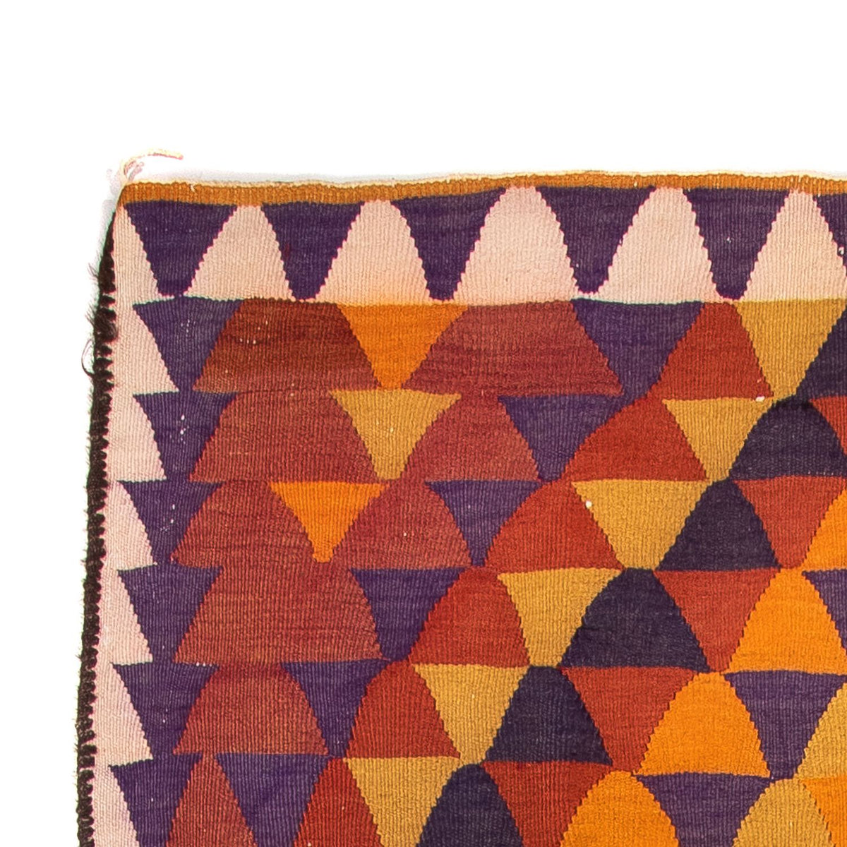 Biegacz Dywan Kelim - Stary - 310 x 150 cm - wielokolorowy