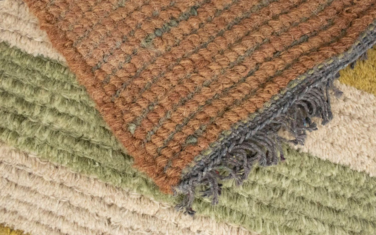 Dywan z Nepalu - 140 x 70 cm - wielokolorowy