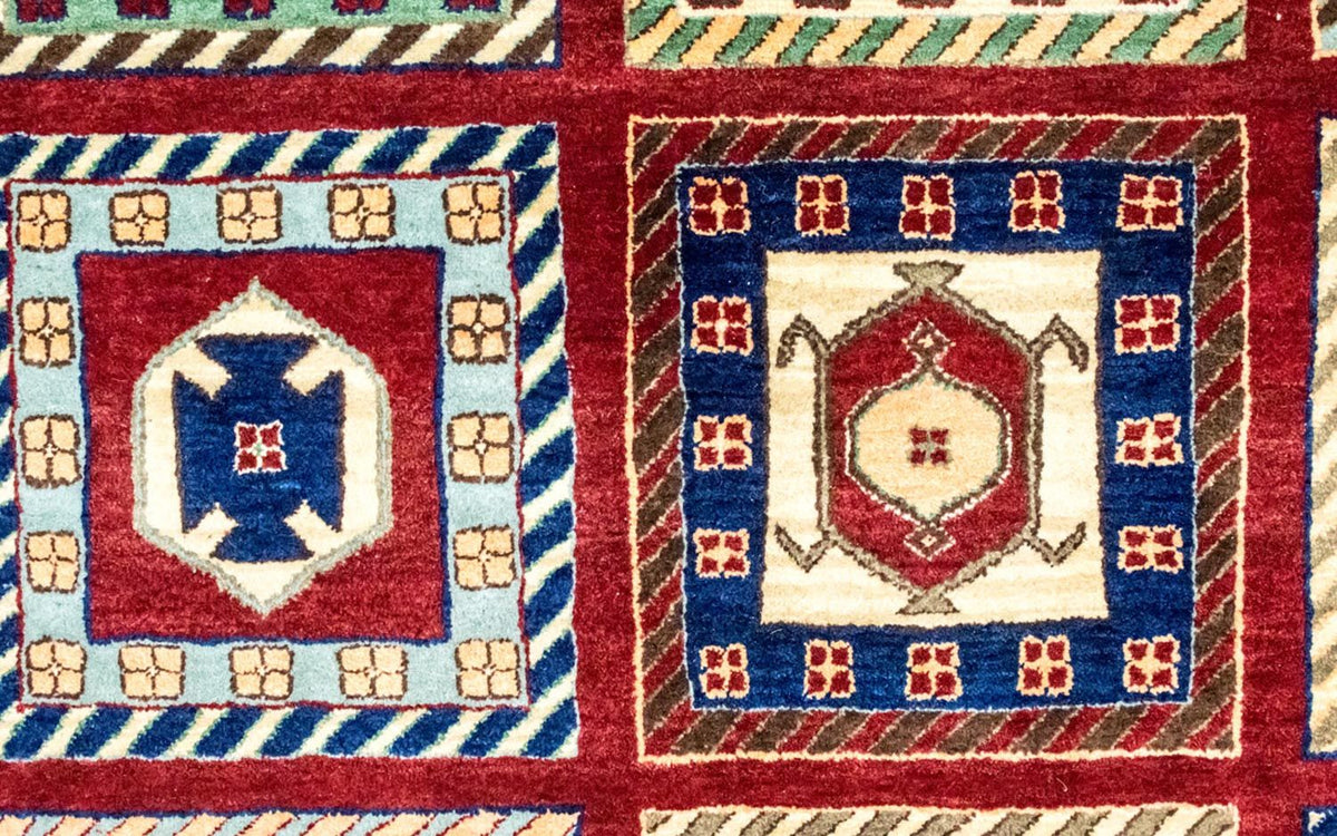 Dywan Gabbeh - Loribaft Perski - 303 x 197 cm - wielokolorowy