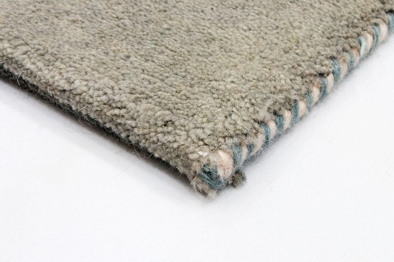 Dywan Gabbeh - Indus - 141 x 72 cm - srebrny