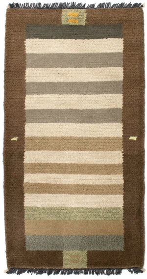 Dywan z Nepalu - 140 x 70 cm - wielokolorowy