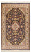 Jedwabny dywan - Kashmir Silk - 150 x 93 cm - ciemnoniebieski