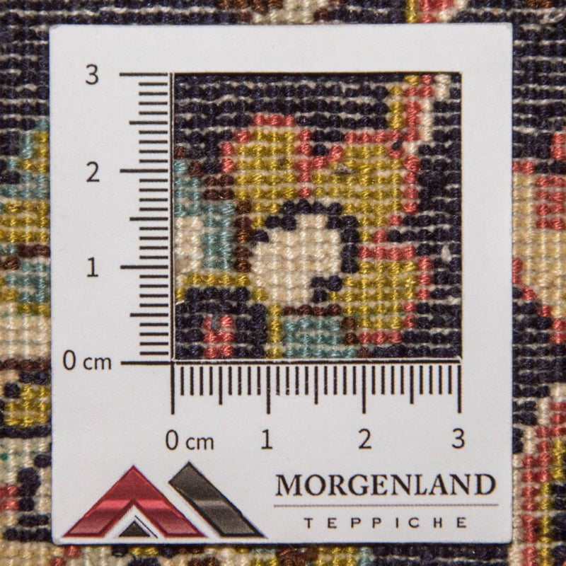 Jedwabny dywan - Kashmir Silk - 150 x 93 cm - ciemnoniebieski