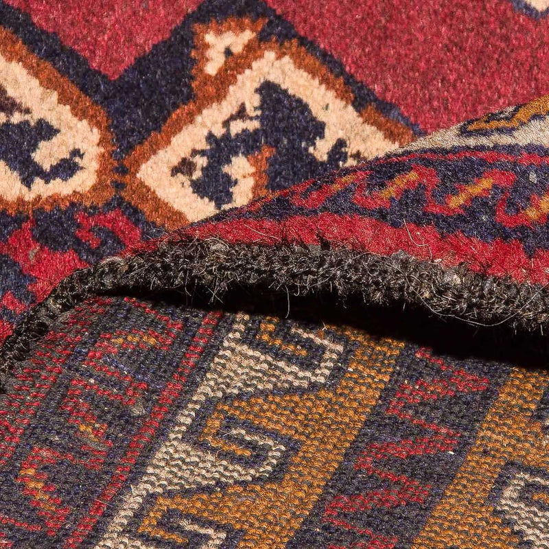 Dywan beludżycki - 147 x 82 cm - niebieski