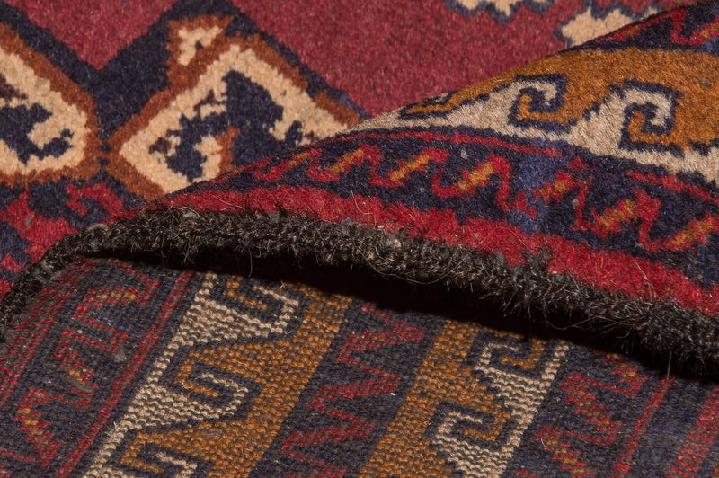 Dywan beludżycki - 147 x 82 cm - niebieski