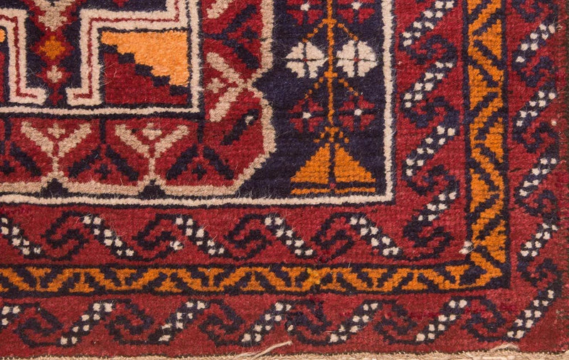 Dywan beludżycki - 126 x 77 cm - wielokolorowy