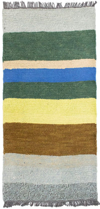 Dywan z Nepalu - 140 x 70 cm - wielokolorowy