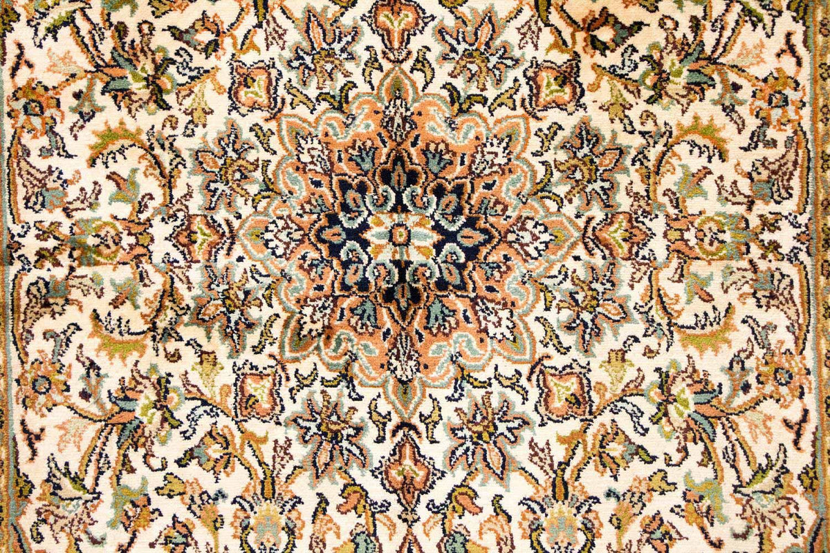 Jedwabny dywan - Kashmir Silk - 149 x 89 cm - beżowy