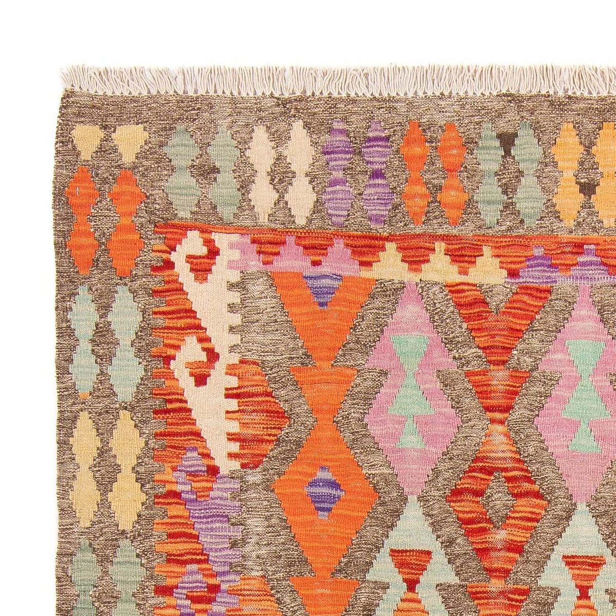 Dywan Kelim - Splash - 207 x 155 cm - wielokolorowy