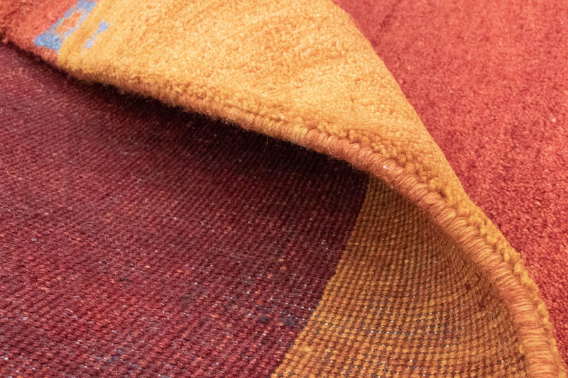 Dywan Gabbeh - Indus - 243 x 153 cm - pomarańczowy