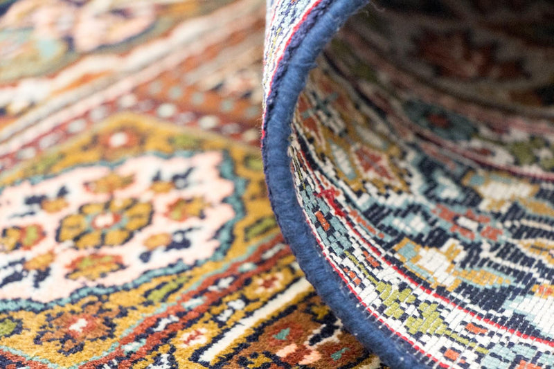 Jedwabny dywan - Kashmir Silk - 157 x 93 cm - wielokolorowy