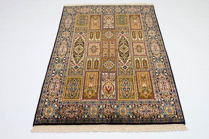 Jedwabny dywan - Kashmir Silk - 157 x 93 cm - wielokolorowy