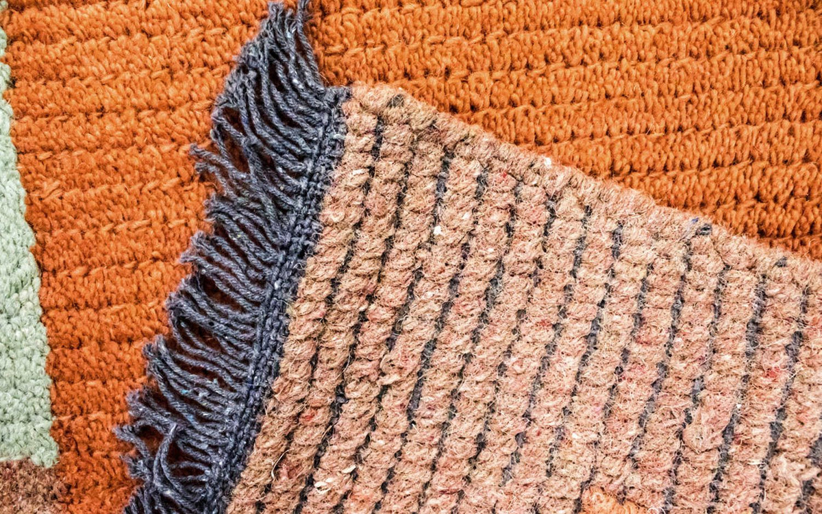 Dywan z Nepalu - 140 x 70 cm - wielokolorowy