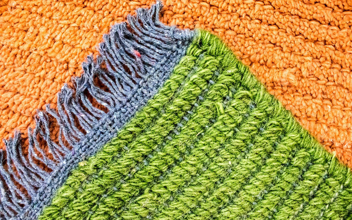 Dywan z Nepalu - 140 x 70 cm - wielokolorowy