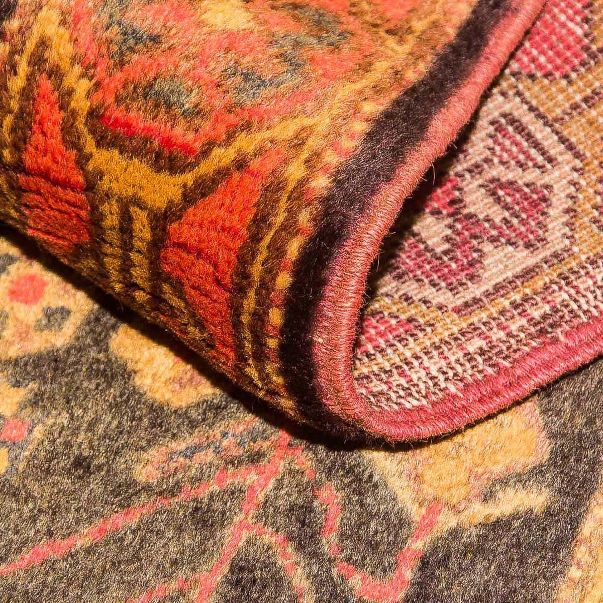 Biegacz Perski dywan - Nomadyczny - 297 x 77 cm - ciemnoniebieski