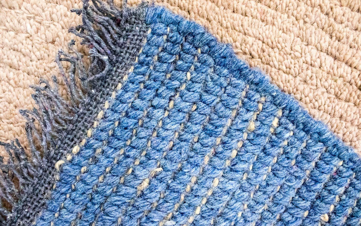 Dywan z Nepalu - 140 x 70 cm - wielokolorowy