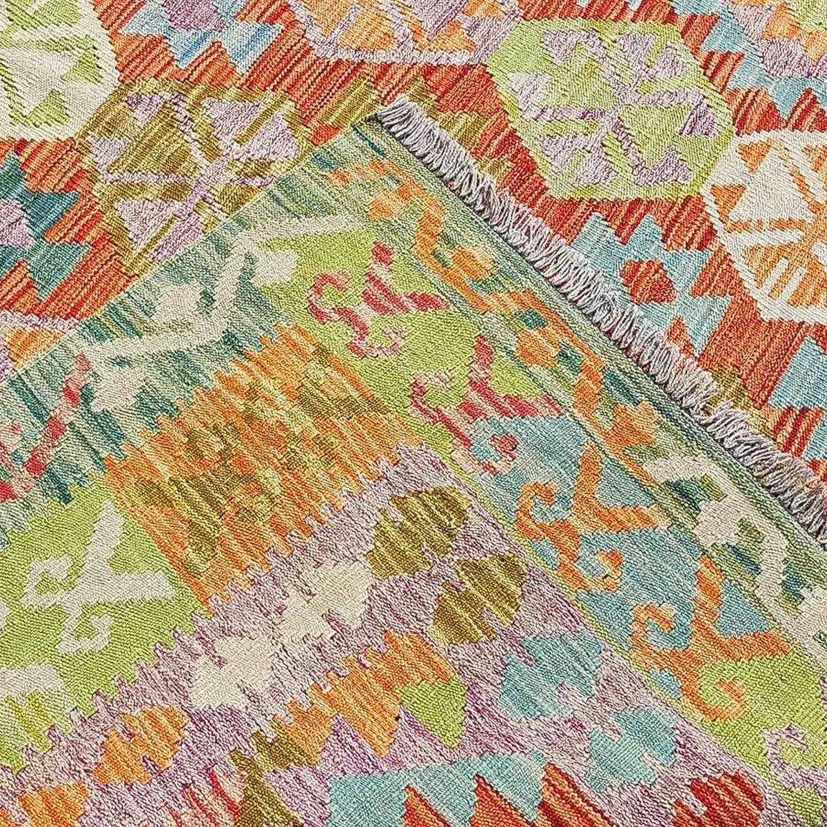 Dywan Kelim - Splash - 300 x 206 cm - wielokolorowy