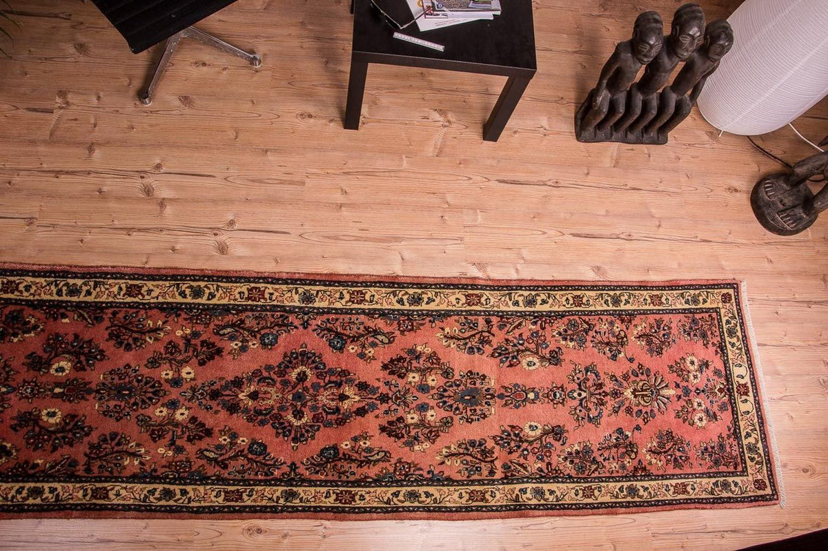 Biegacz Dywan perski - Klasyczny - 316 x 75 cm - czerwony