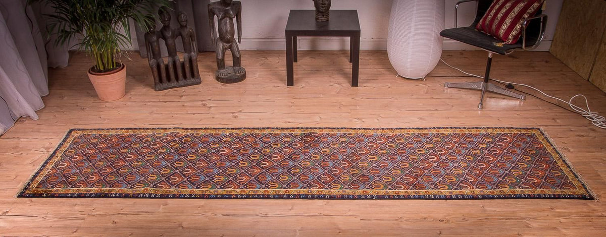 Biegacz Perski dywan - Nomadyczny - 312 x 78 cm - wielokolorowy