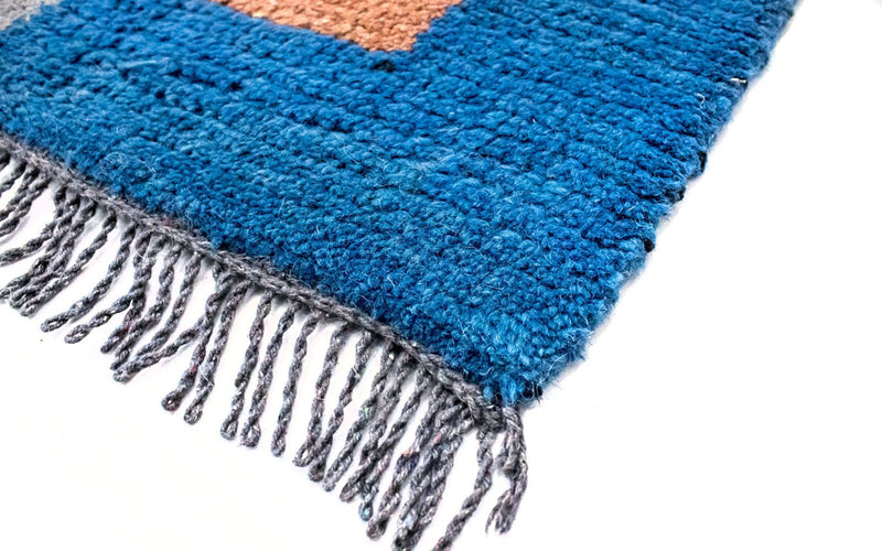 Dywan z Nepalu - 140 x 70 cm - wielokolorowy