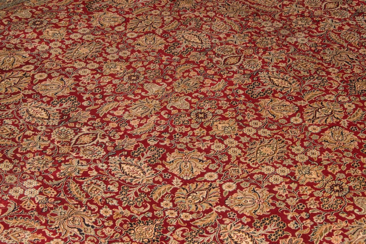 Jedwabny dywan - Kashmir Silk - 311 x 211 cm - czerwony