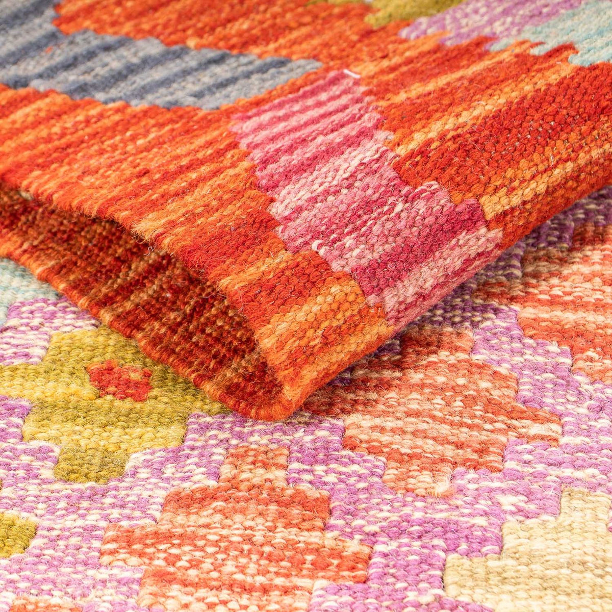 Dywan Kelim - Splash - 147 x 101 cm - wielokolorowy