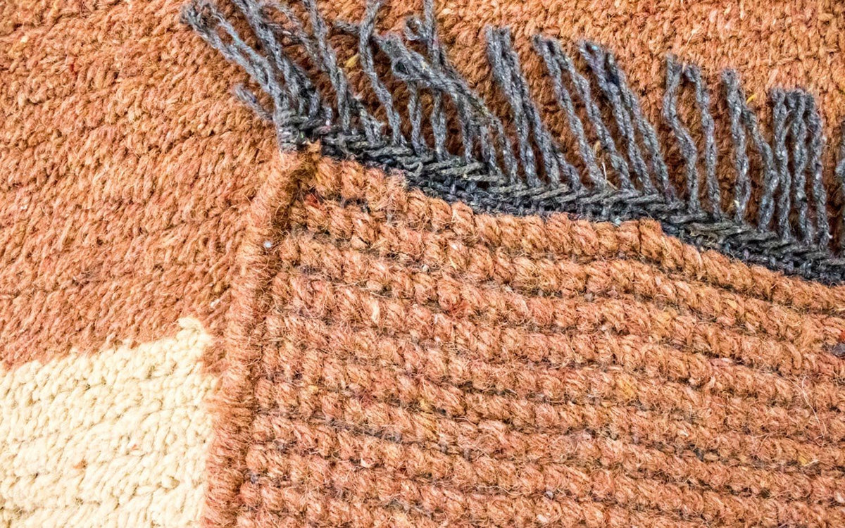 Dywan z Nepalu - 140 x 70 cm - brązowy