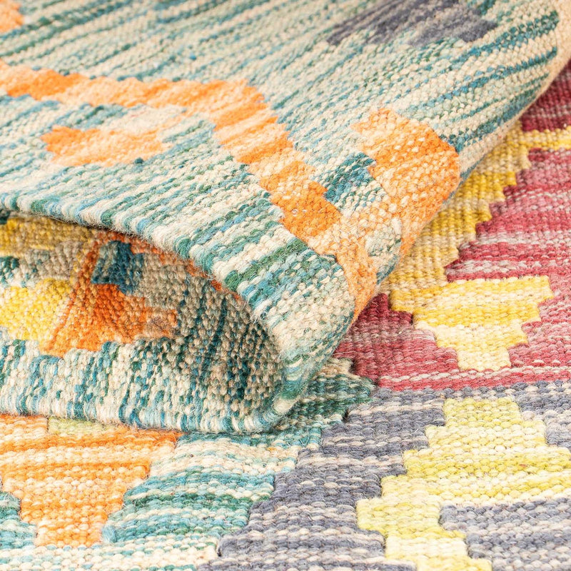 Dywan Kelim - Splash - 154 x 102 cm - wielokolorowy