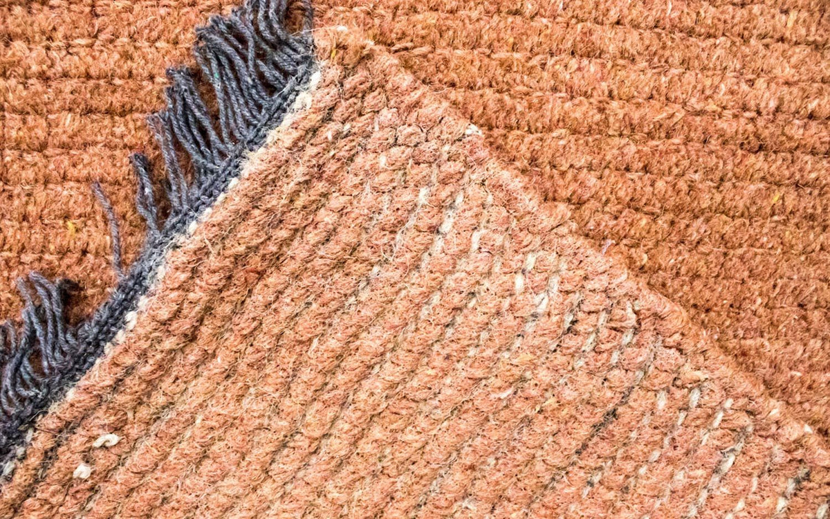 Dywan z Nepalu - 140 x 70 cm - brązowy