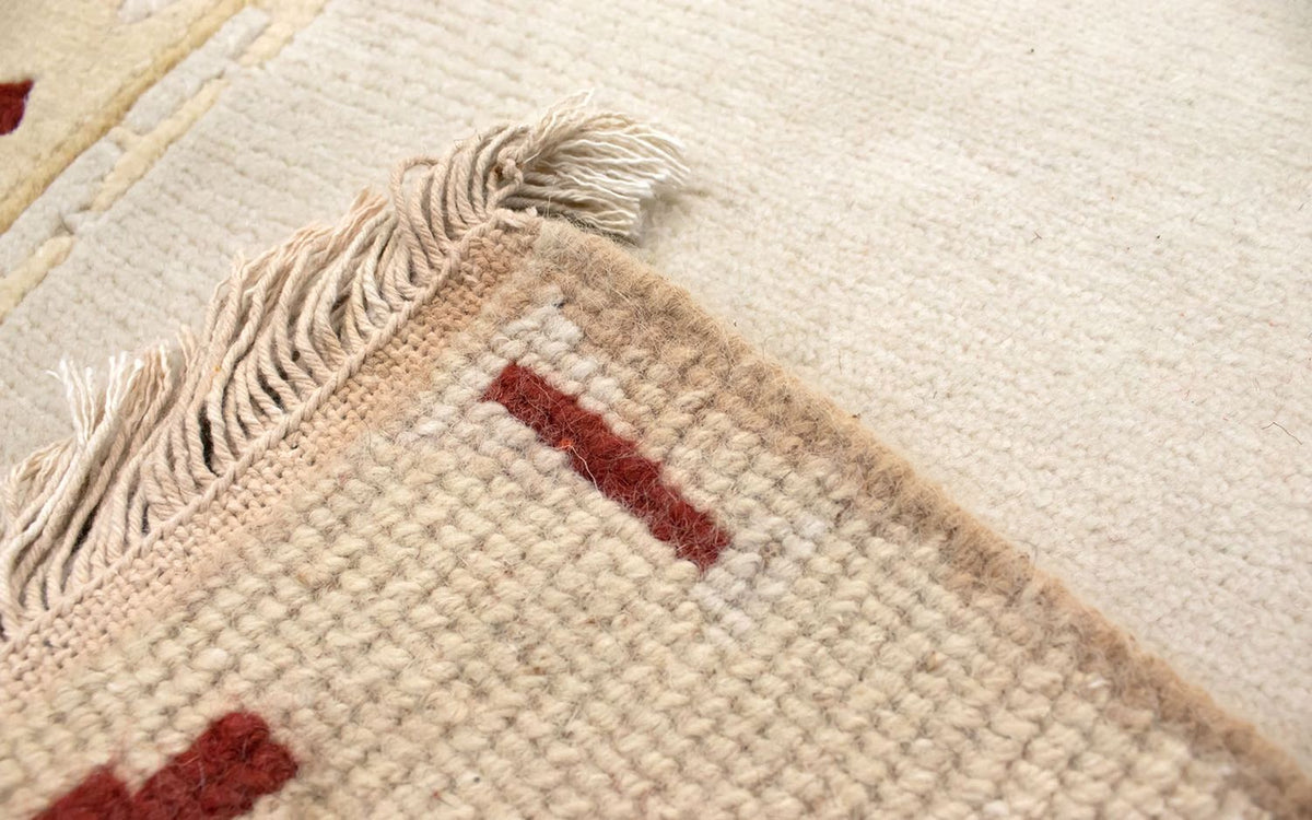 Dywan z Nepalu - 140 x 70 cm - beżowy