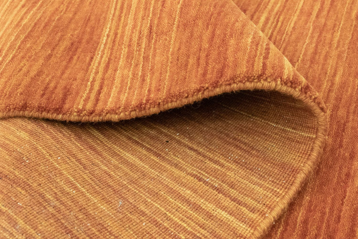 Biegacz Dywan wełniany - 295 x 75 cm - pomarańczowy