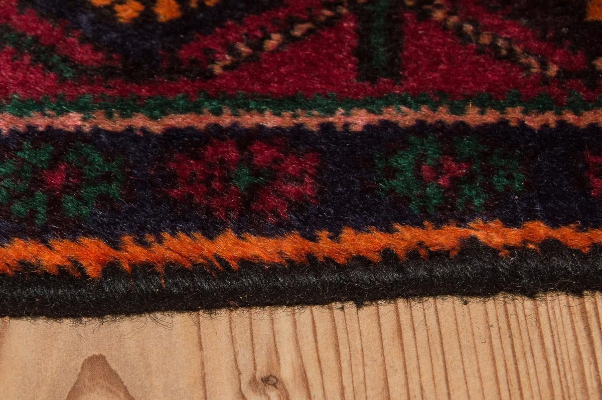 Biegacz Perski dywan - Nomadyczny - 411 x 143 cm - ciemnoniebieski