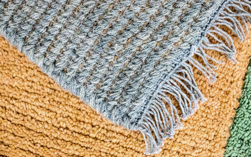 Dywan z Nepalu - 140 x 70 cm - wielokolorowy