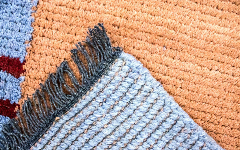 Dywan z Nepalu - 140 x 70 cm - wielokolorowy