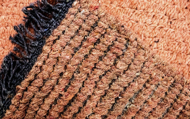 Dywan z Nepalu - 140 x 70 cm - brązowy